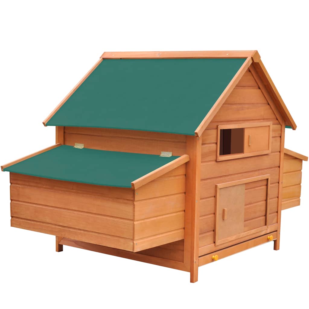 Portiek camouflage Onrechtvaardig vidaXL Chicken Coop Wood 61.2"x38.2"x43.3" | vidaXL.com