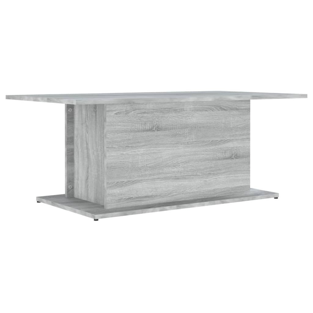 vidaXL Coffee Table Gray Sonoma 40.2"x21.9"x15.7" Engineered Wood