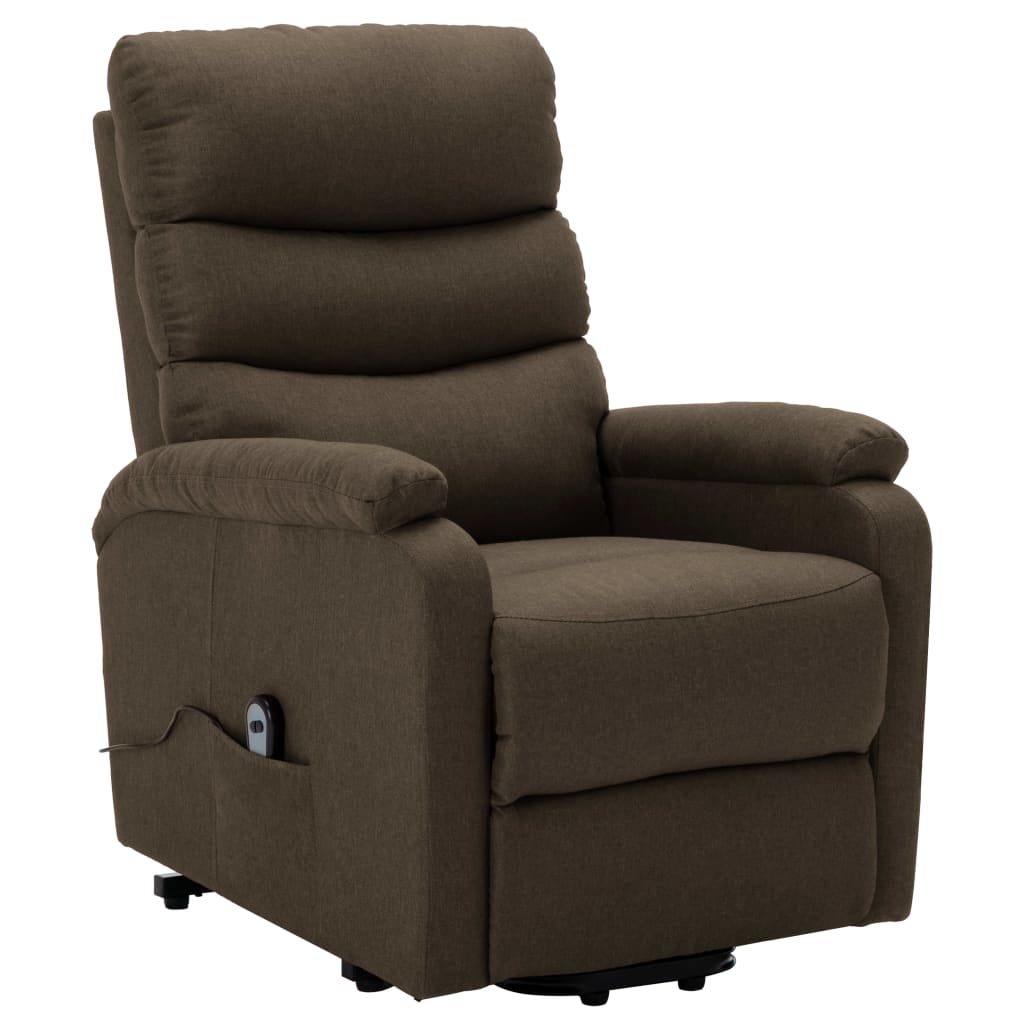 vidaXL Stand up Chair Brown Fabric