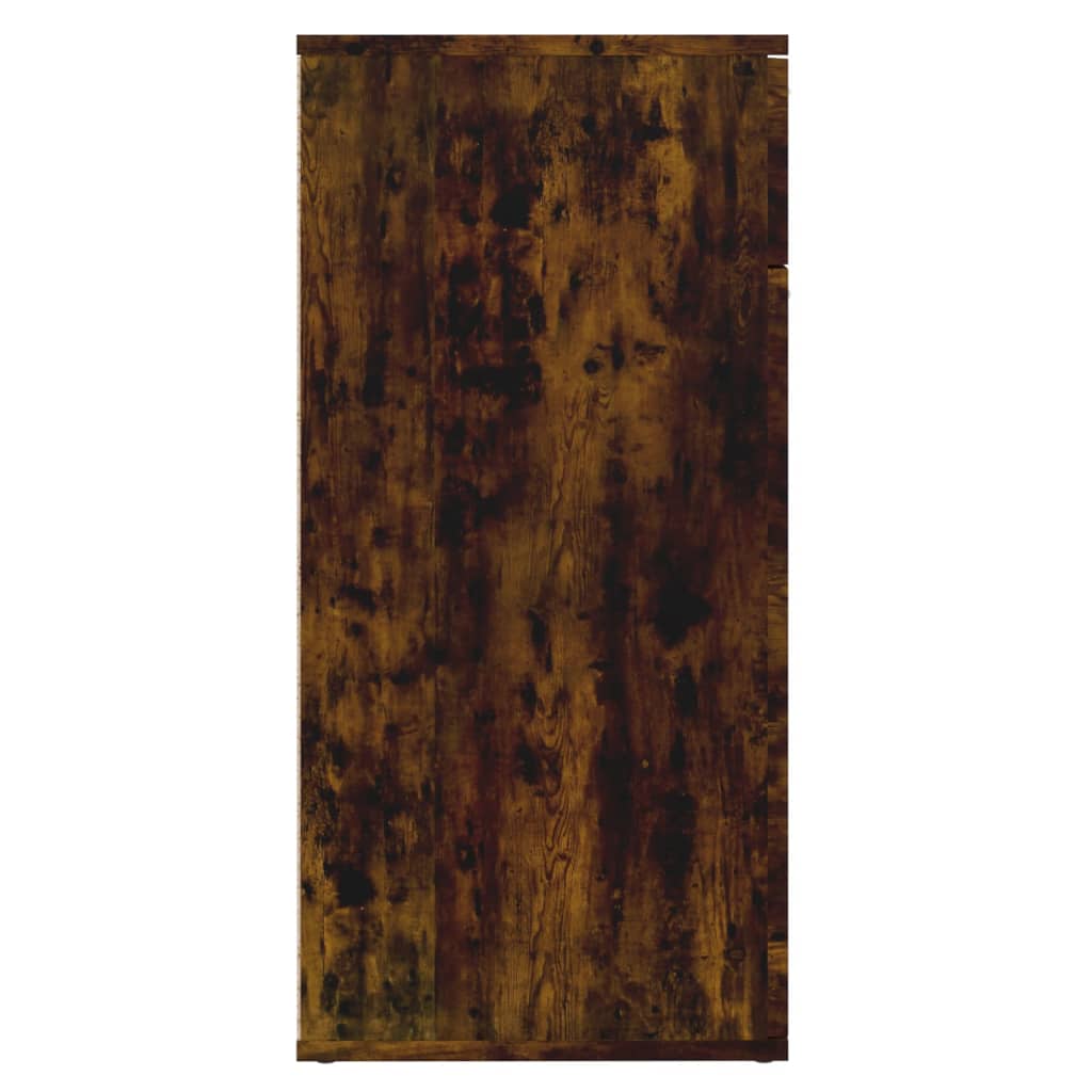 vidaXL Sideboard Smoked Oak 31.5"x14.2"x29.5" Engineered Wood