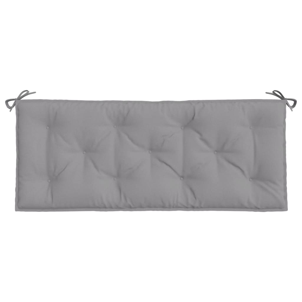 vidaXL Garden Bench Cushion Gray 47.2"x19.7"x2.8" Oxford Fabric