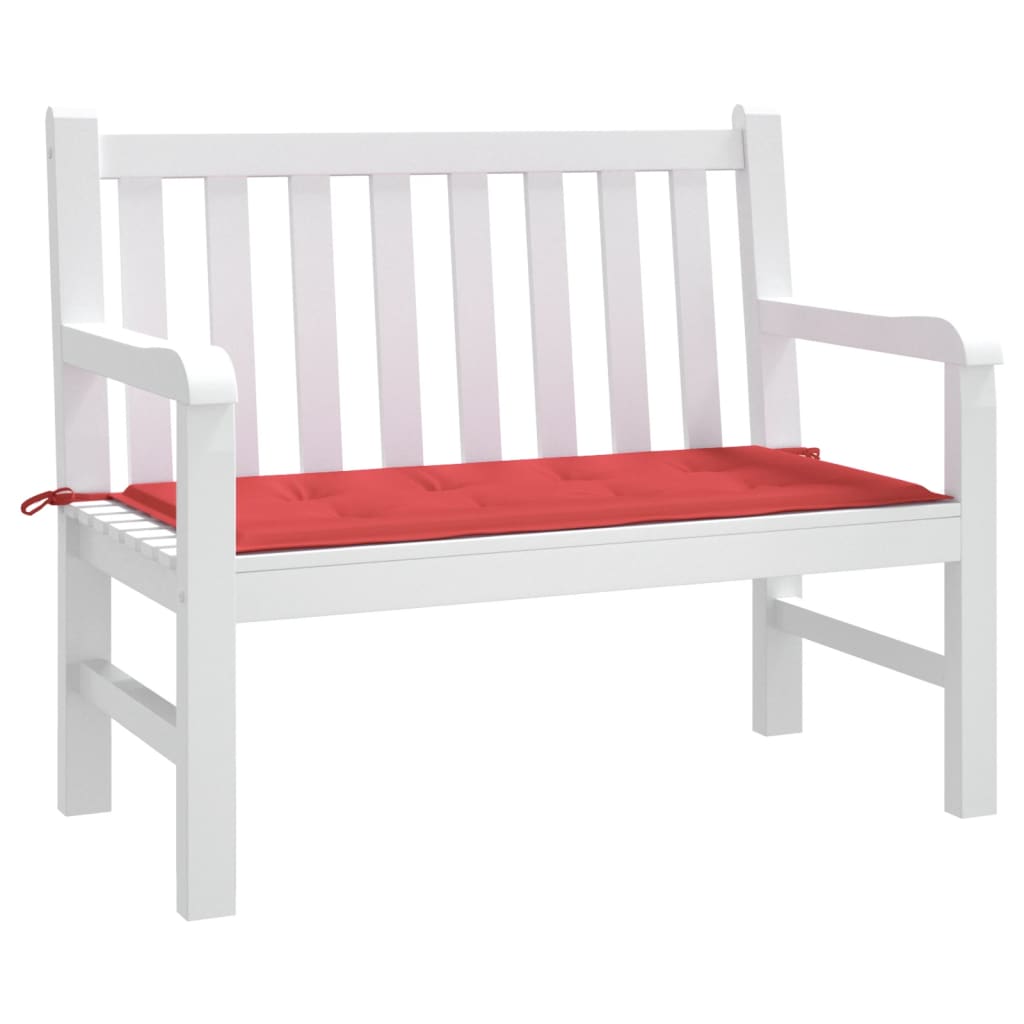 vidaXL Garden Bench Cushion Red 39.4"x19.7"x1.2" Oxford Fabric