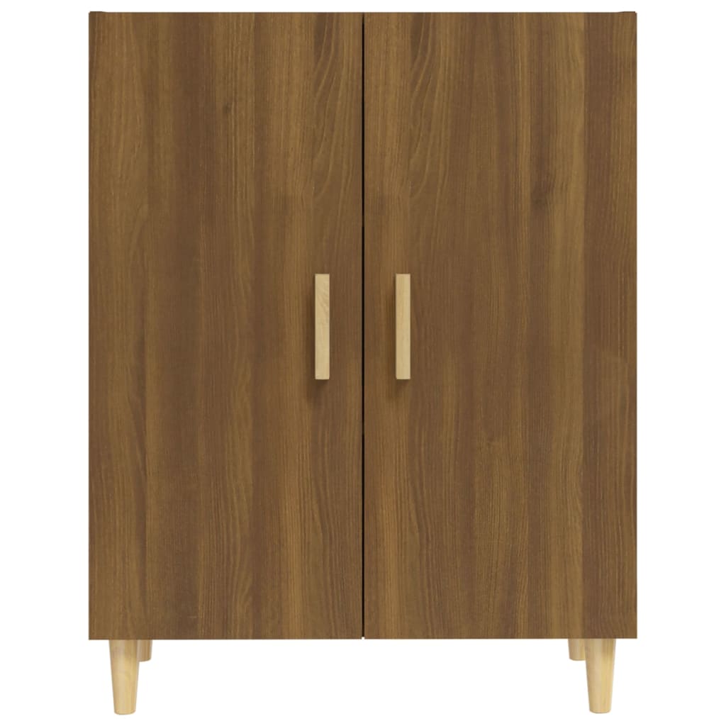 vidaXL Sideboard Brown Oak 27.6"x13.4"x35.4" Engineered Wood
