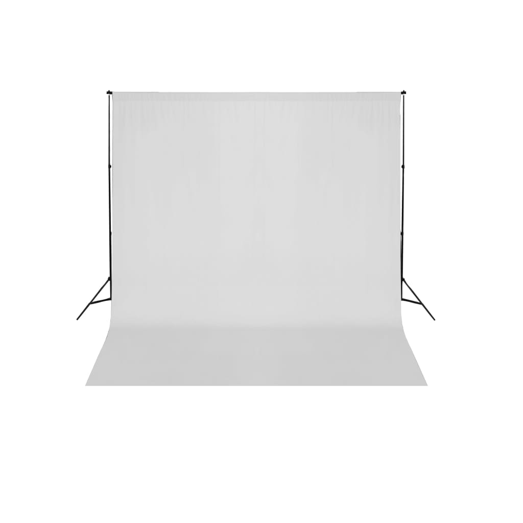 vidaXL Backdrop Support System 20 x 10 ft White