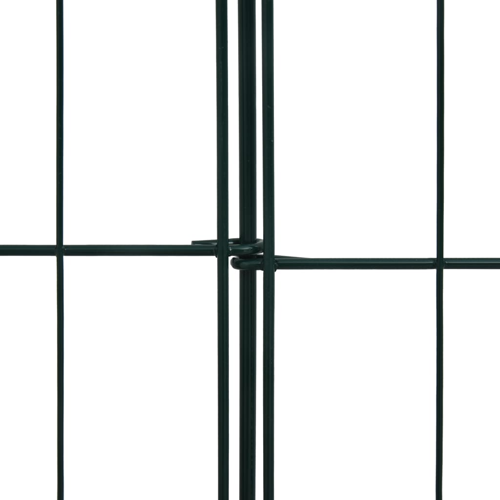 vidaXL Garden Fence Set 39.2"x31.4" Green