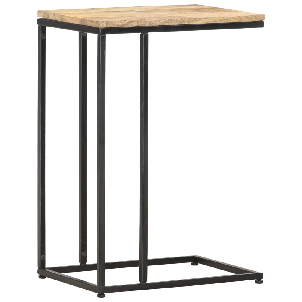 vidaXL Side Table 13.8"x17.7"x25.6" Solid Mango Wood