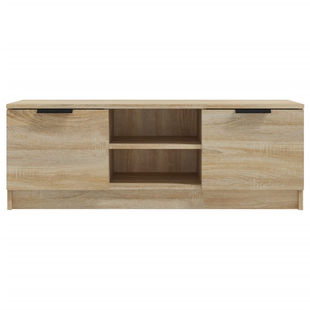 vidaXL TV Stand Sonoma Oak 40.2"x13.8"x14.4" Engineered Wood
