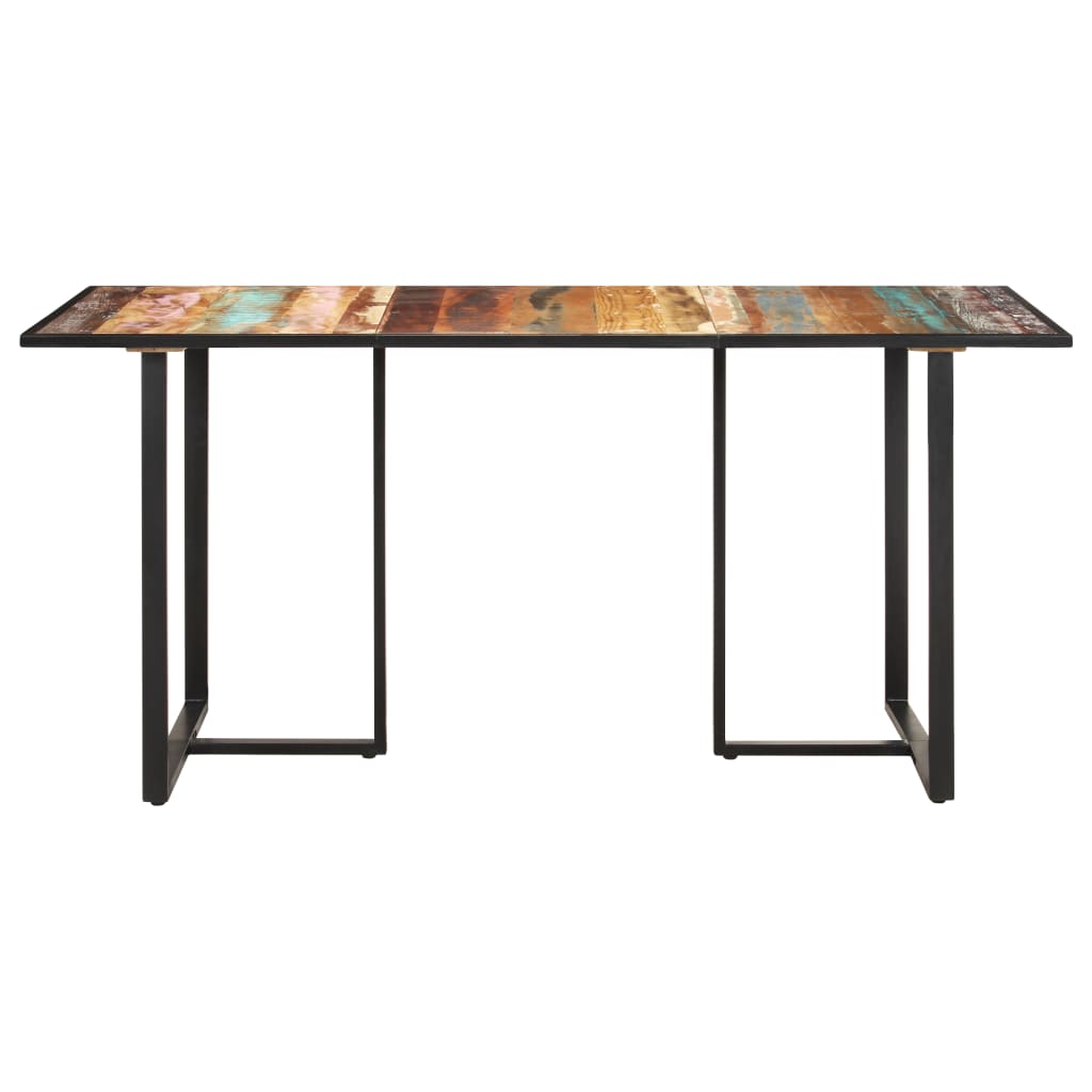 vidaXL Dining Table 63" Solid Reclaimed Wood