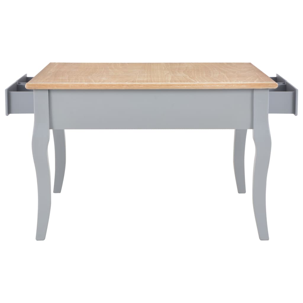 vidaXL Coffee Table Gray 31.5"x31.5"x19.7" Wood