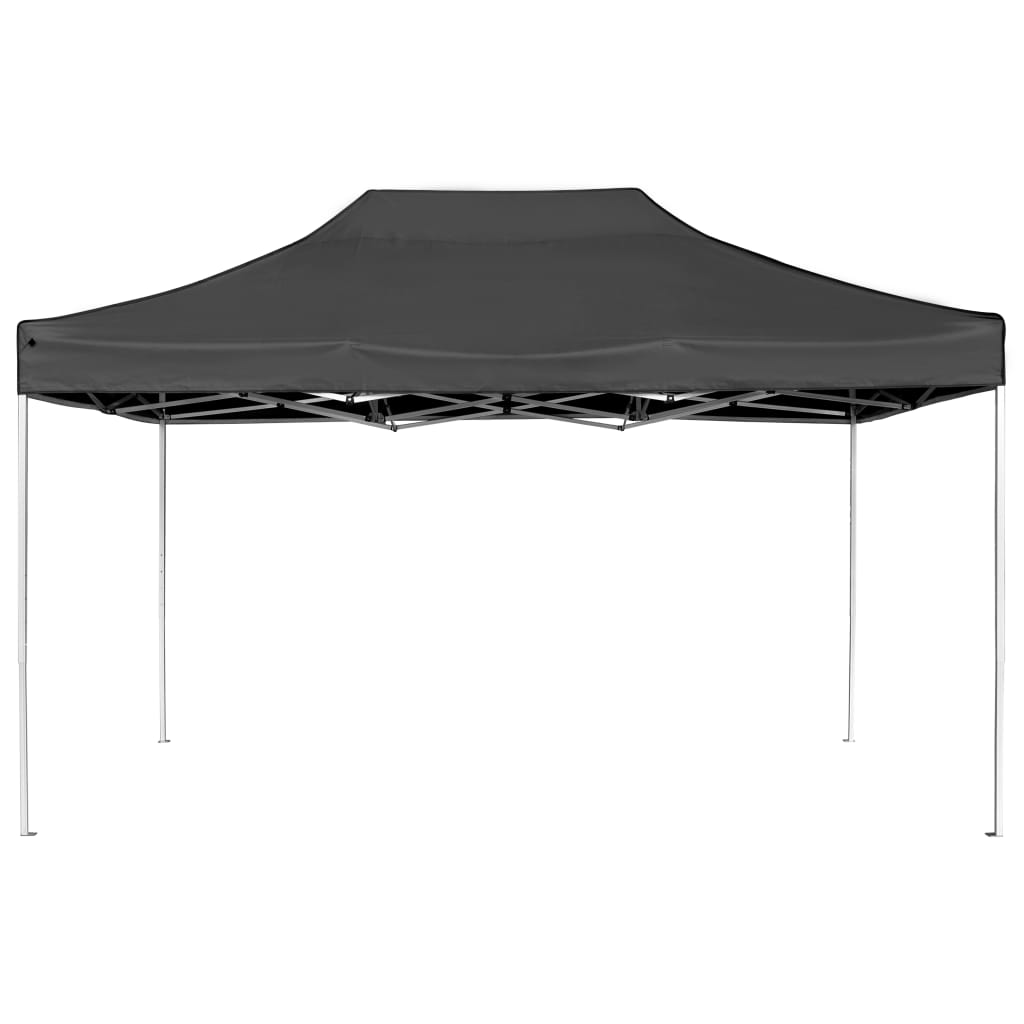 vidaXL Professional Folding Party Tent Aluminum 14.8'x9.8' Anthracite