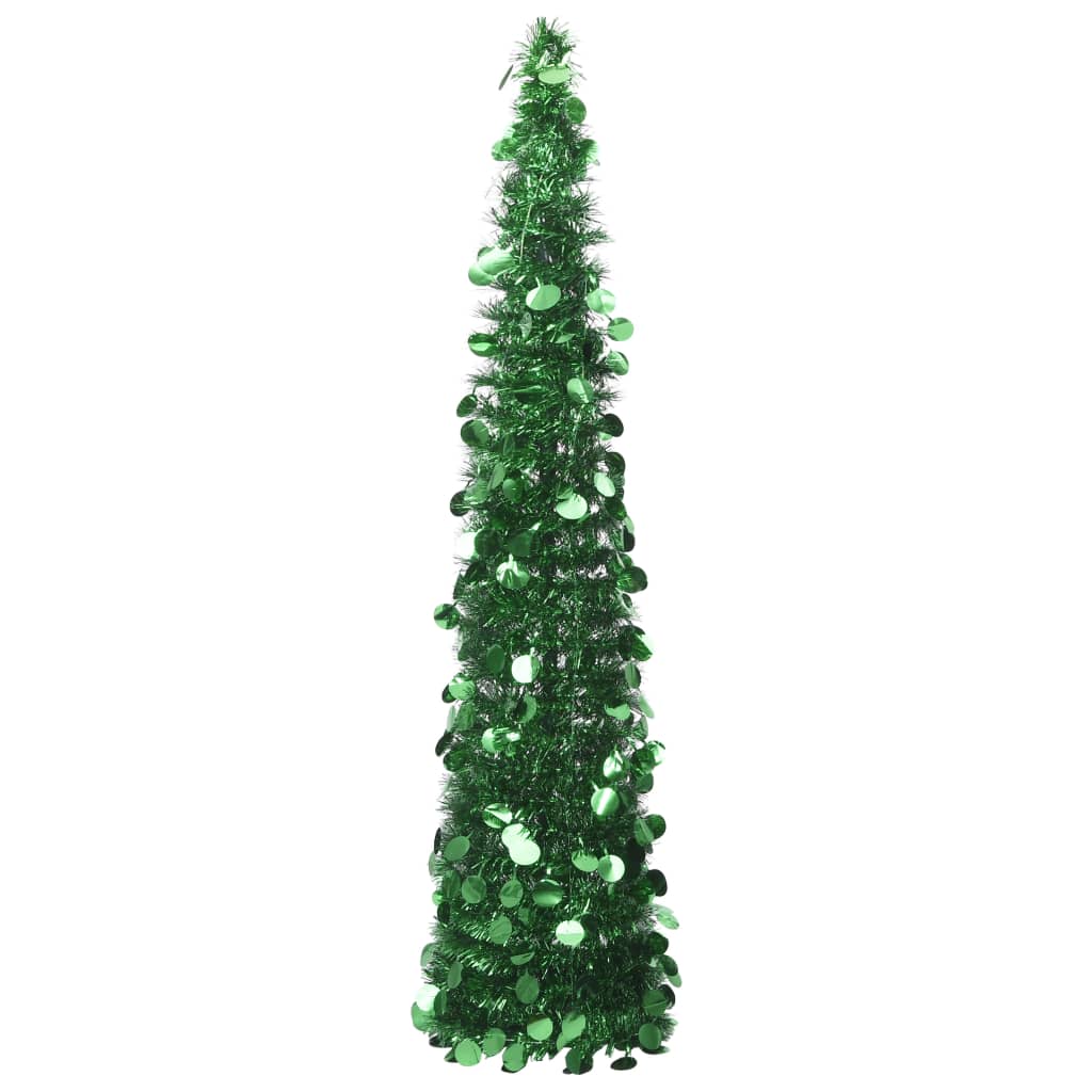 vidaXL Pop-up Artificial Christmas Tree Green 5 ft PET