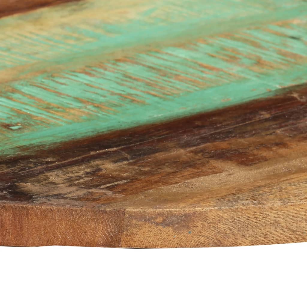 vidaXL Table Top Ø27.6"x(0.59"-0.63") Solid Reclaimed Wood