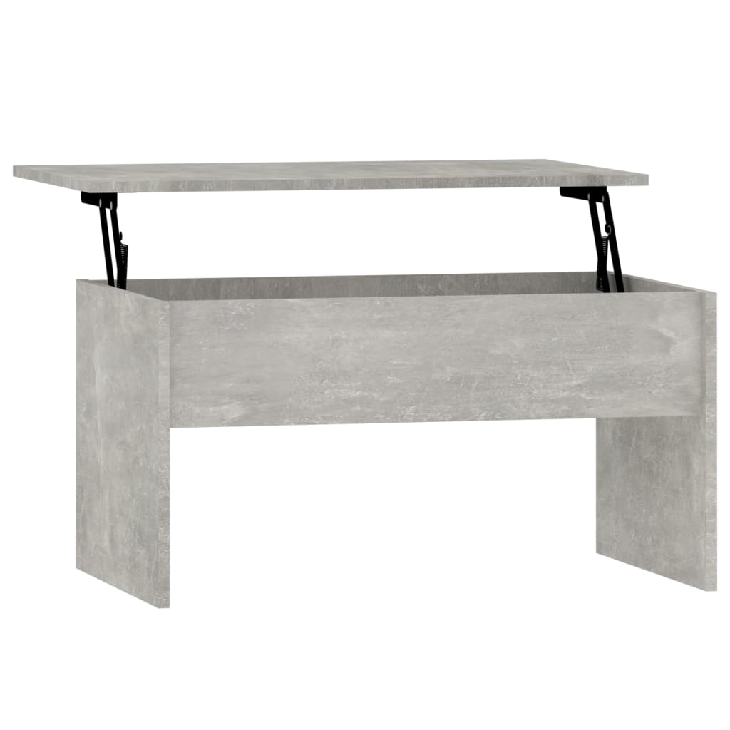vidaXL Coffee Table Concrete Gray 31.5"x19.9"x16.3" Engineered Wood