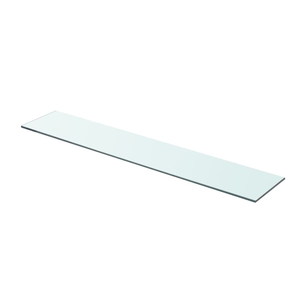 vidaXL Shelf Panel Glass Clear 31.5"x5.9"