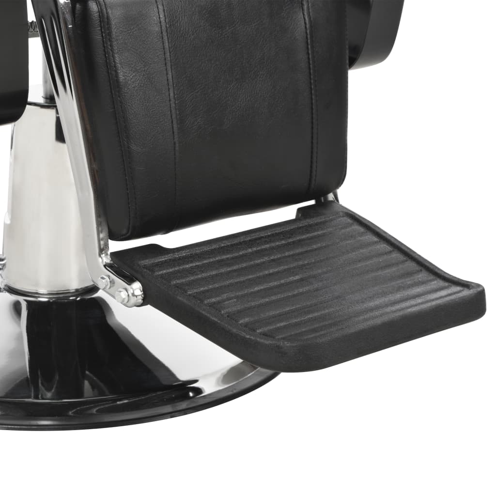 vidaXL Barber Chair Black 28.3"x26.8"x38.6" Faux Leather