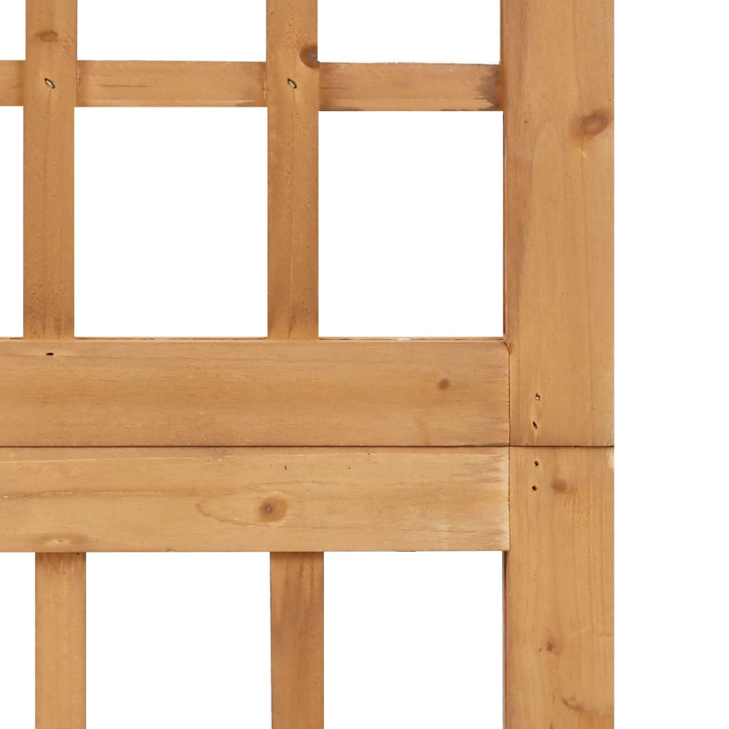 vidaXL 3-Panel Room Divider/Trellis Solid Fir Wood 47.6"x71.1"