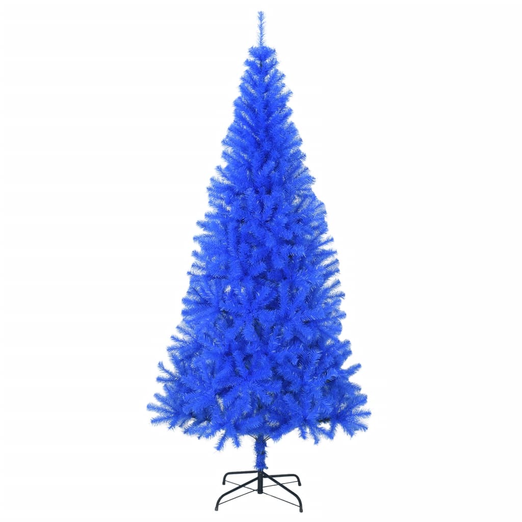 vidaXL Artificial Christmas Tree with Stand Blue 6 ft PVC