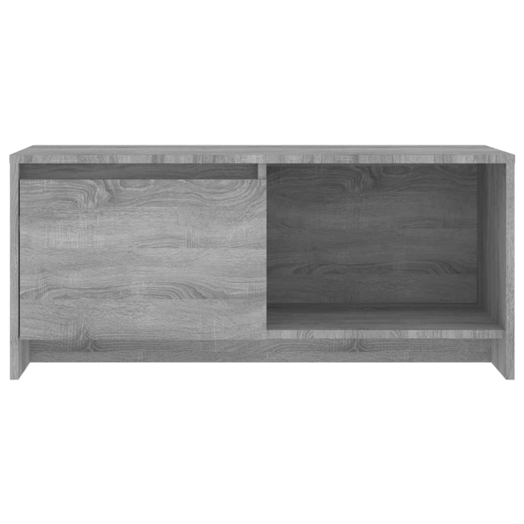 vidaXL TV Stand Gray Sonoma 35.4"x13.8"x15.7" Engineered Wood