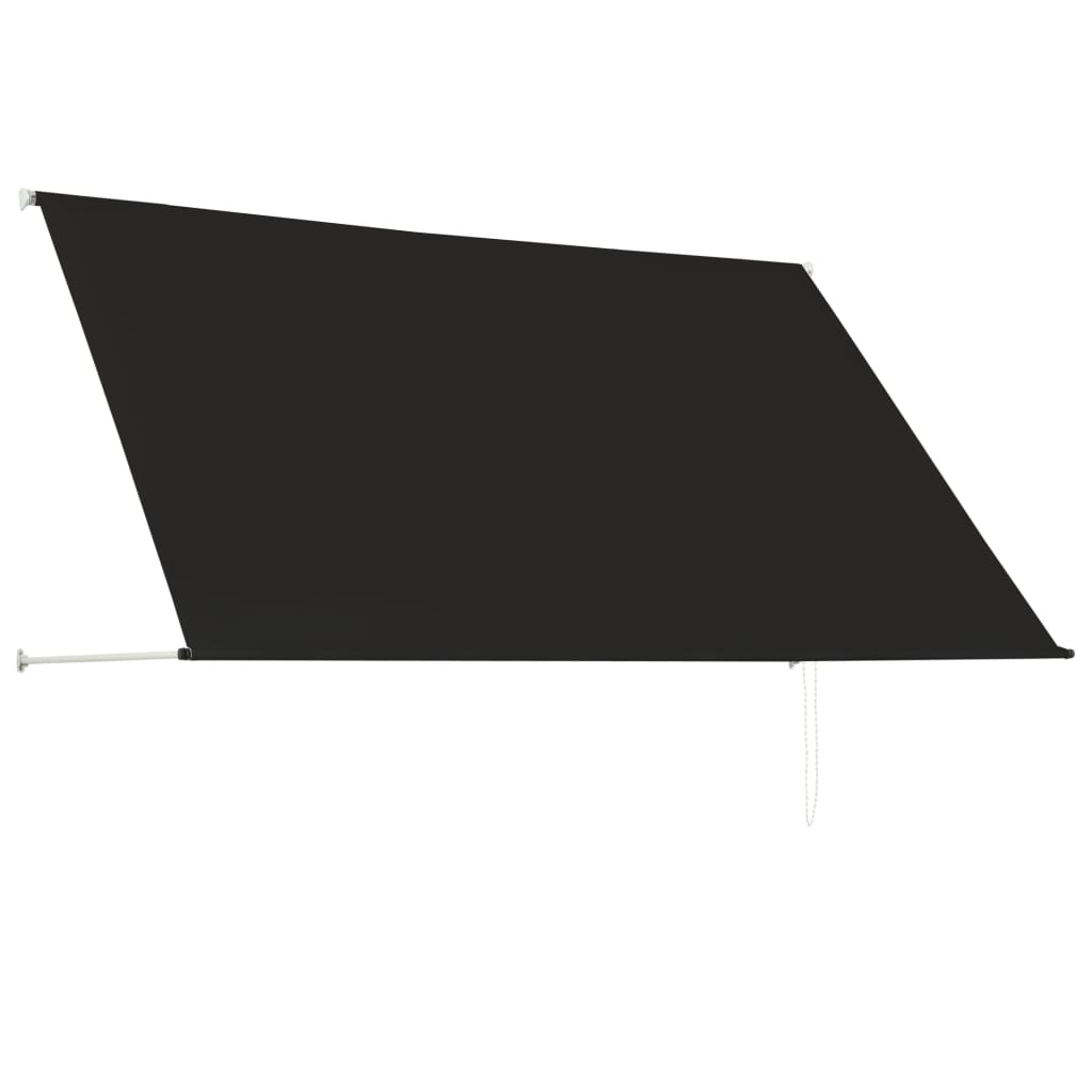 vidaXL Retractable Awning 98.4"x59.1" Anthracite