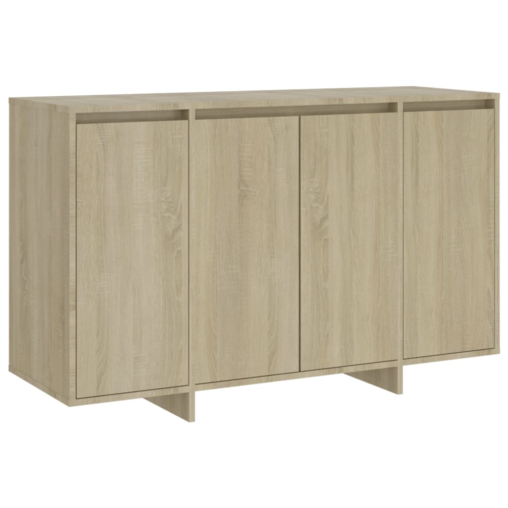 vidaXL Sideboard Sonoma Oak 47.2"x16.1"x29.5" Engineered Wood