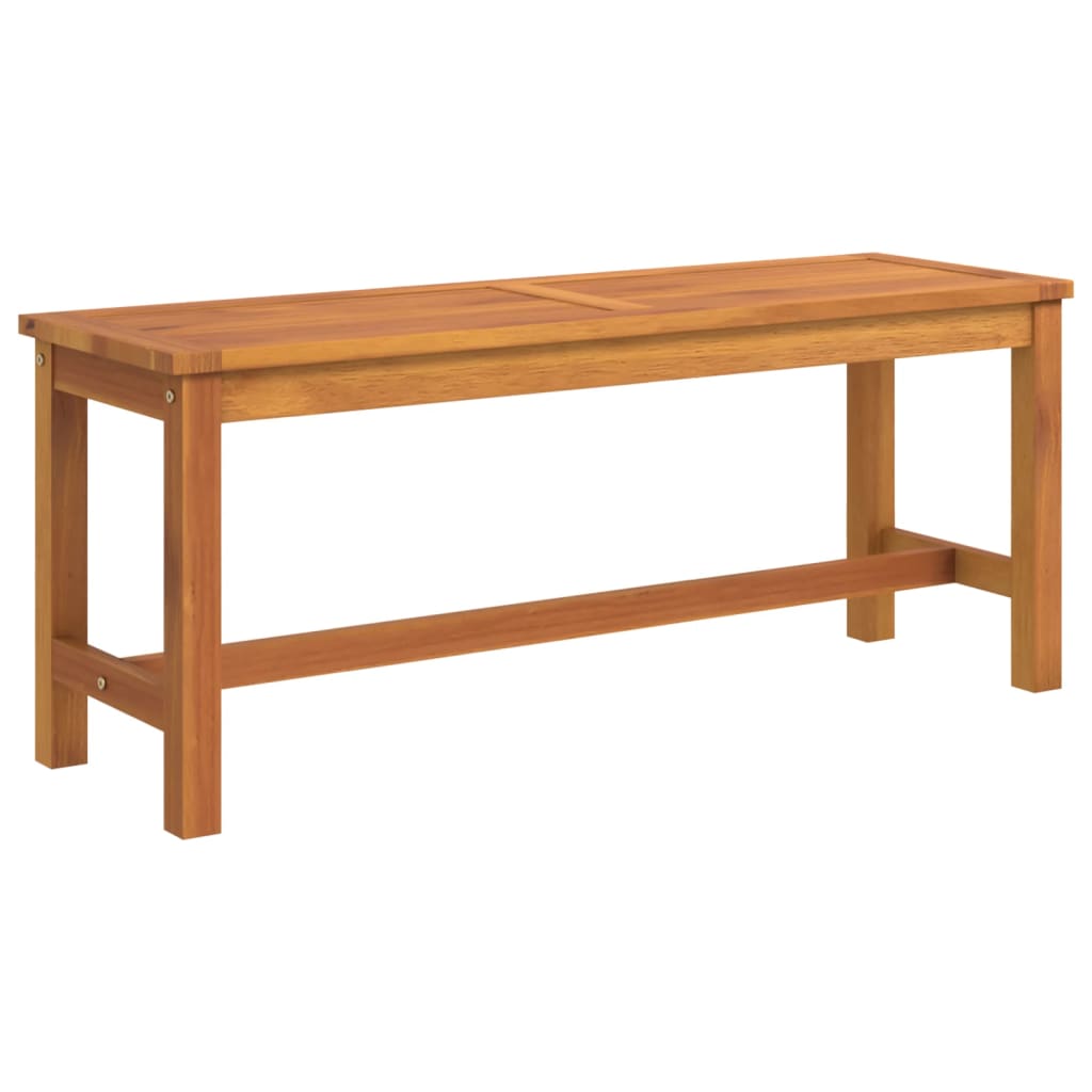 vidaXL Patio Bench 43.3"x13.8"x17.7" Solid Wood Acacia