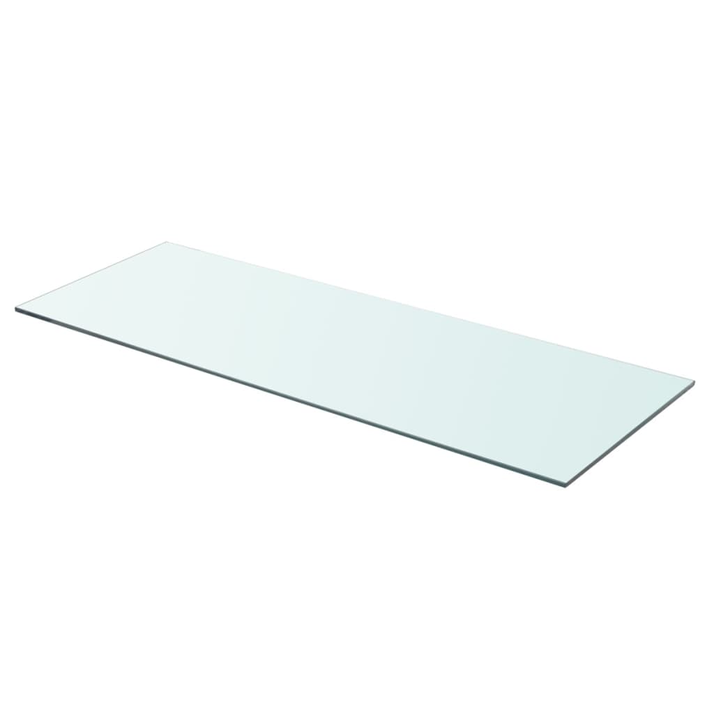 vidaXL Shelf Panel Glass Clear 31.5"x11.8"