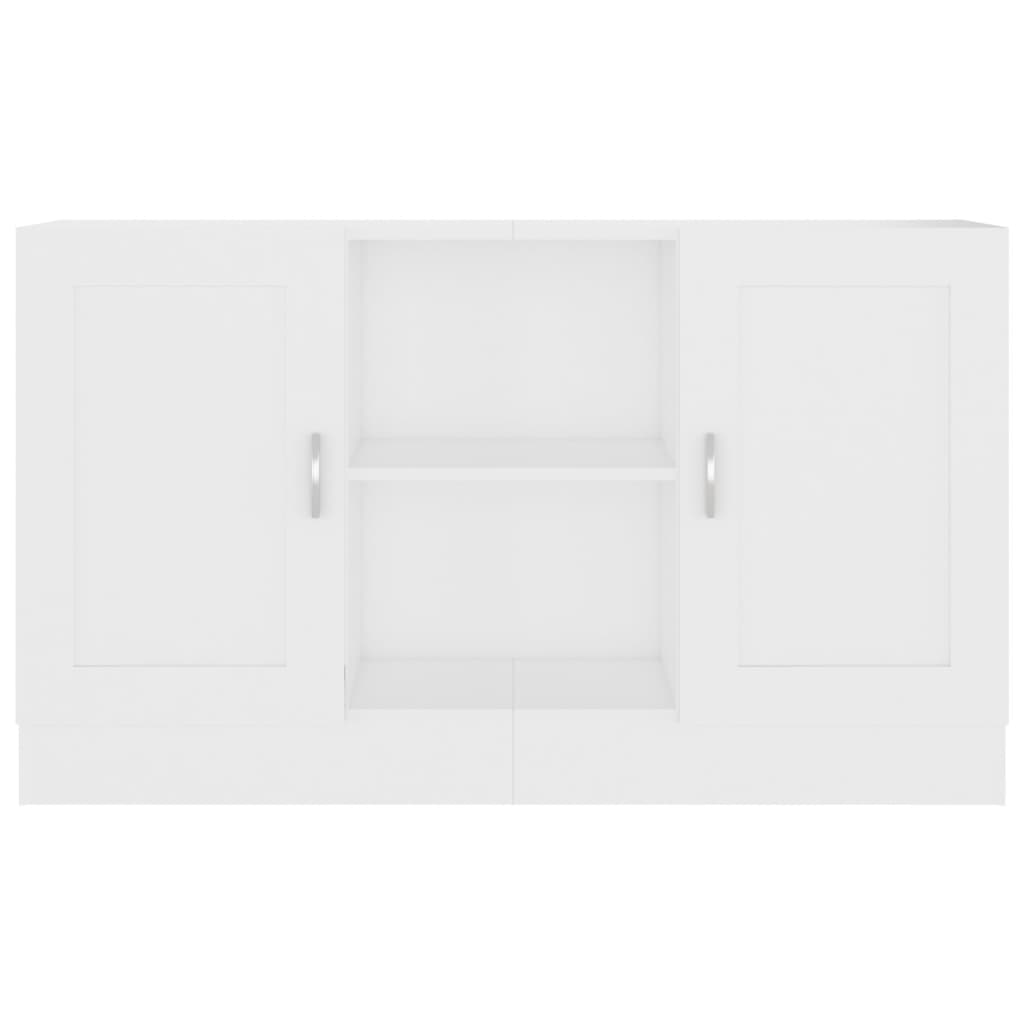 vidaXL Sideboard White 47.2"x12"x27.6" Engineered Wood