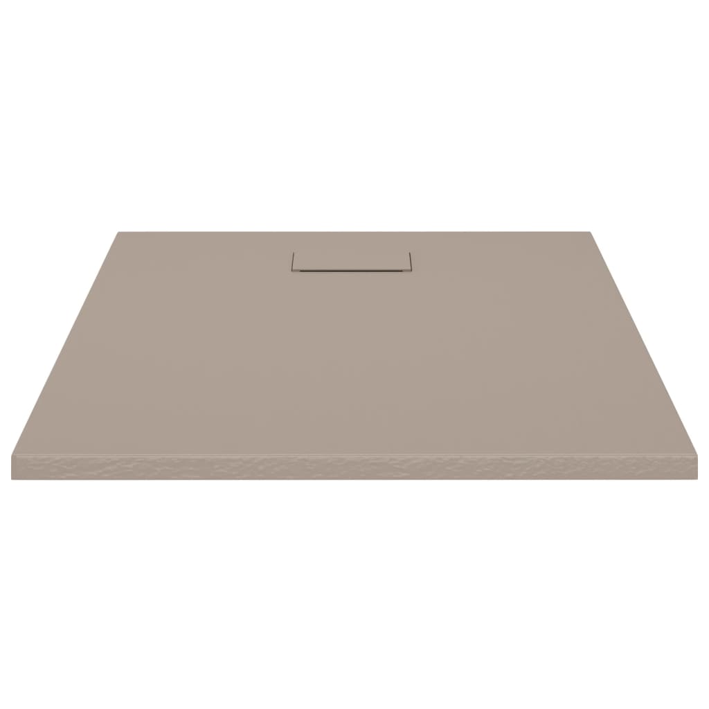 vidaXL Shower Base Tray SMC Brown 39.4"x31.5"