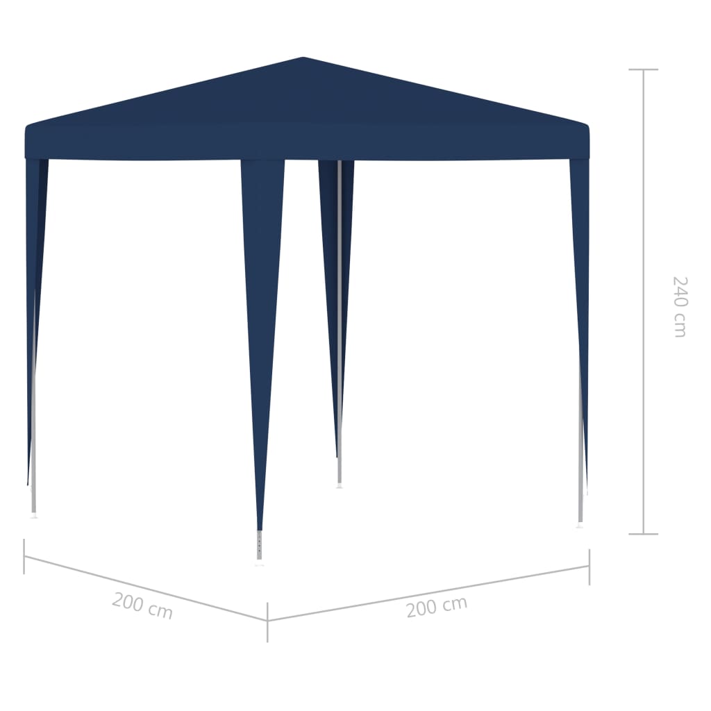 vidaXL Party Tent 6.6'x6.6' Blue