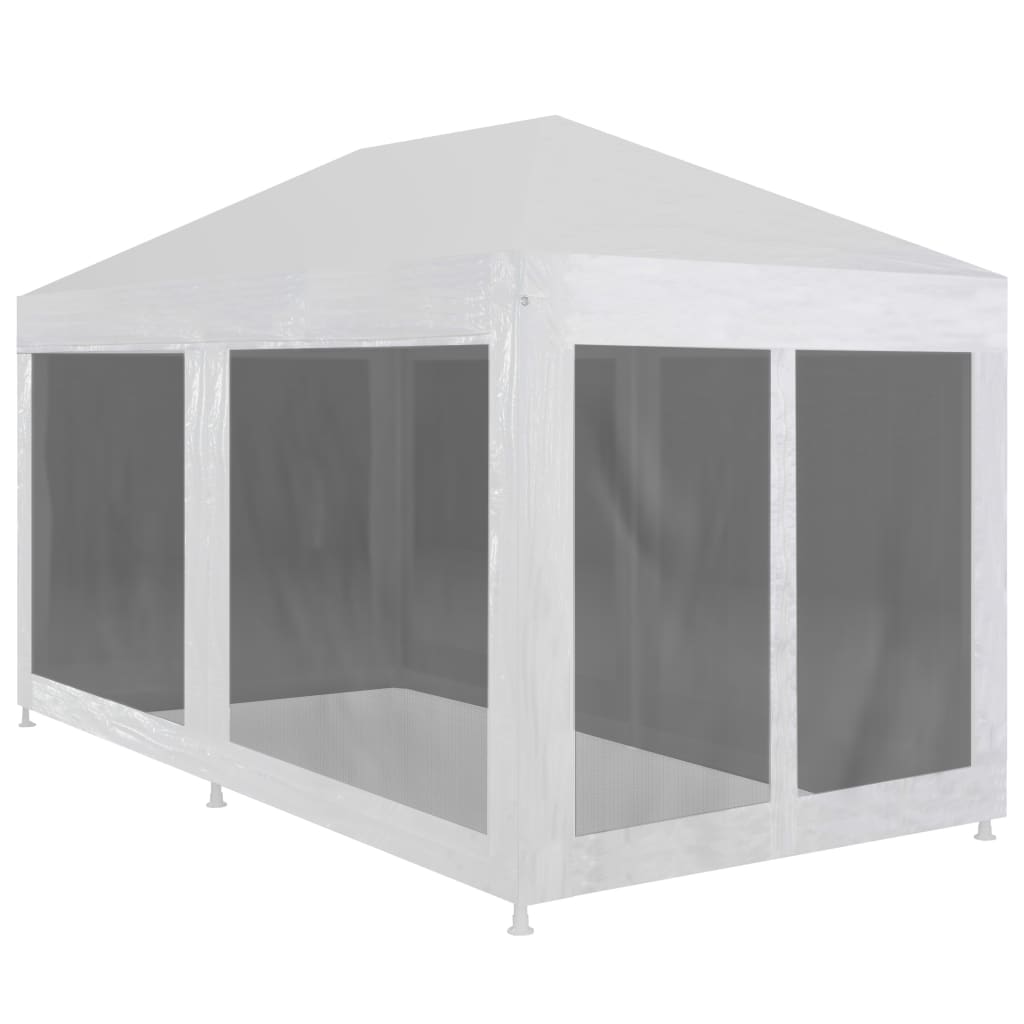 vidaXL Party Tent with 6 Mesh Sidewalls 19.7' x 9.8'