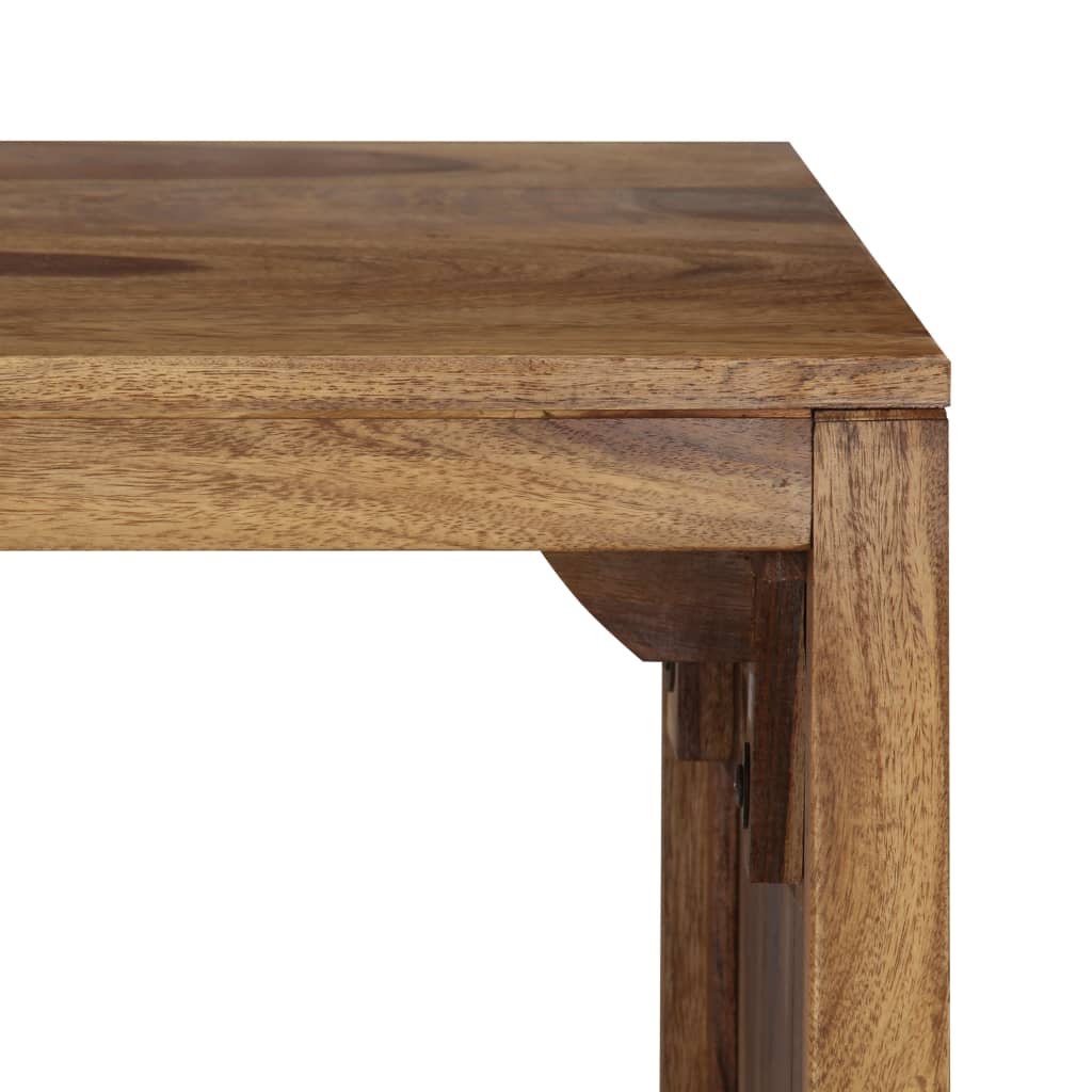 vidaXL Writing Table Solid Sheesham Wood 43.3"x21.7"x29.9"