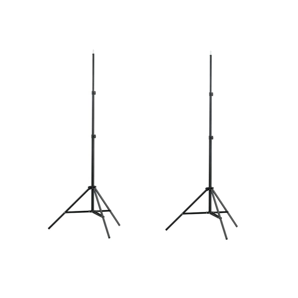 2 Light Stands 2 1/1 to 7 feet Adjustable Height