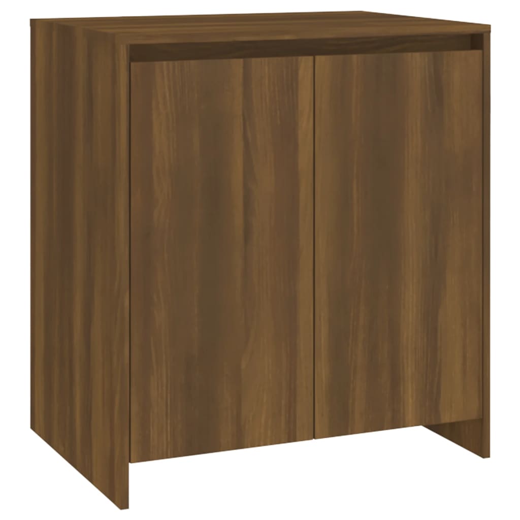 vidaXL Sideboard Brown Oak 27.6"x16.1"x29.5" Engineered Wood