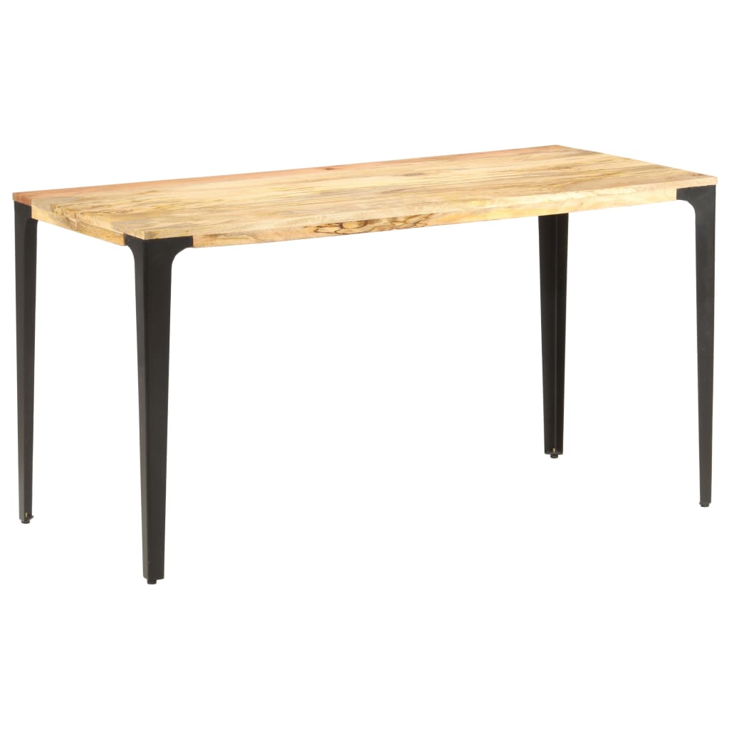 vidaXL Dining Table 55.1"x27.6"x29.9" Solid Mango Wood