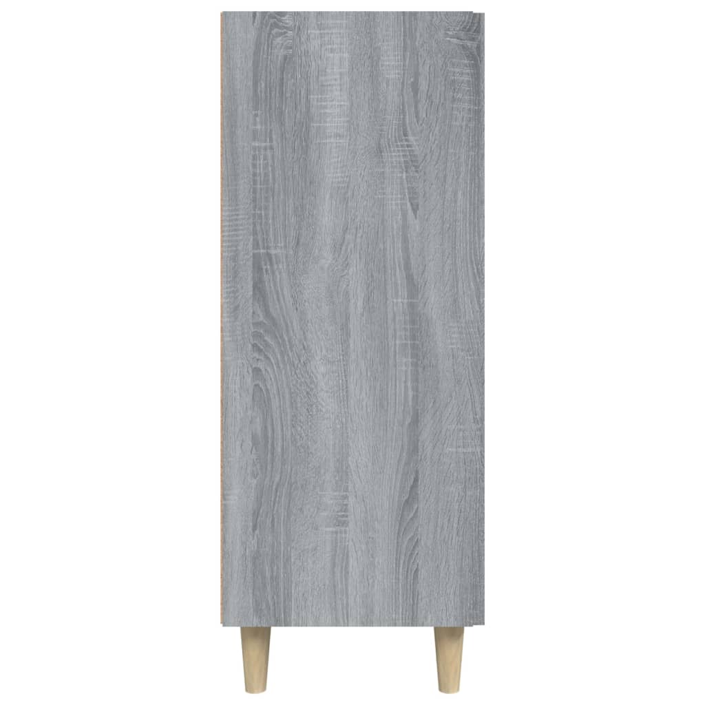 vidaXL Sideboard Gray Sonoma 27.4"x13.4"x35.4" Engineered Wood