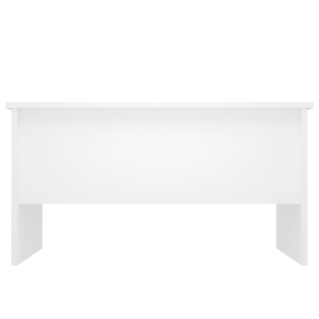 vidaXL Coffee Table White 31.5"x19.7"x16.7" Engineered Wood