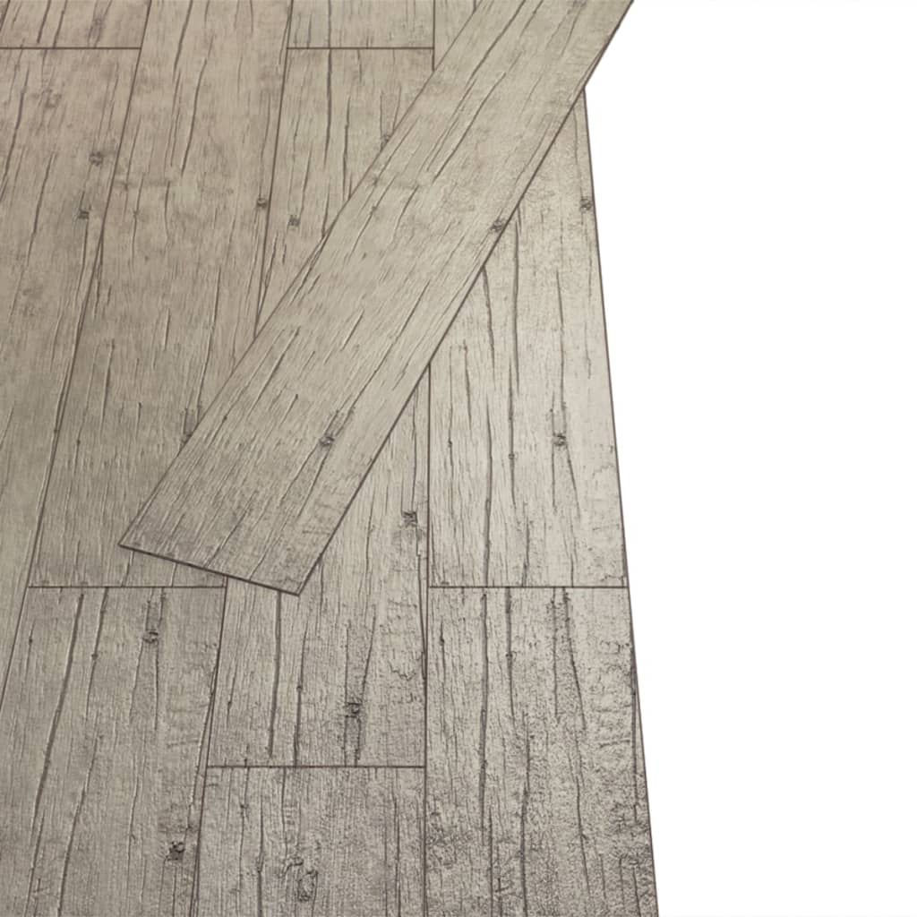 vidaXL Self-adhesive PVC Flooring Planks 54 ft² 0.08" Oak Washed