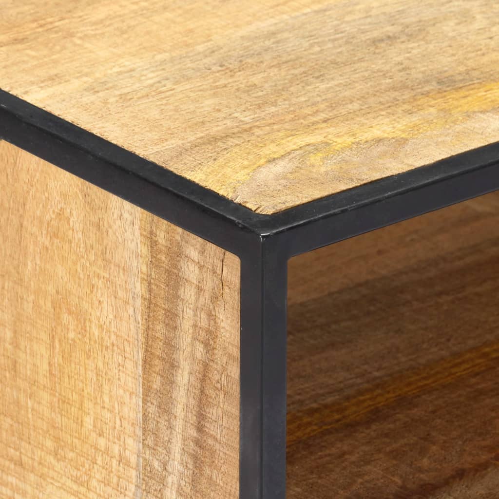 vidaXL TV Cabinet 47.2"x11.8"x17.7" Solid Mango Wood